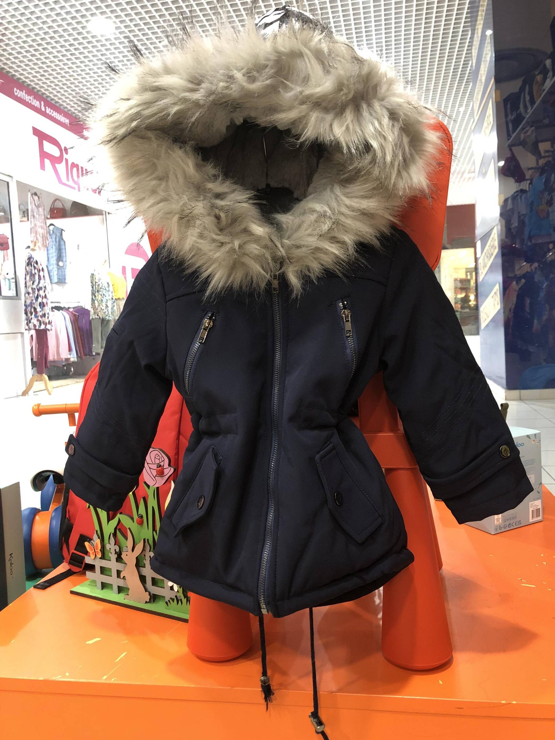 Parka bleu marine 