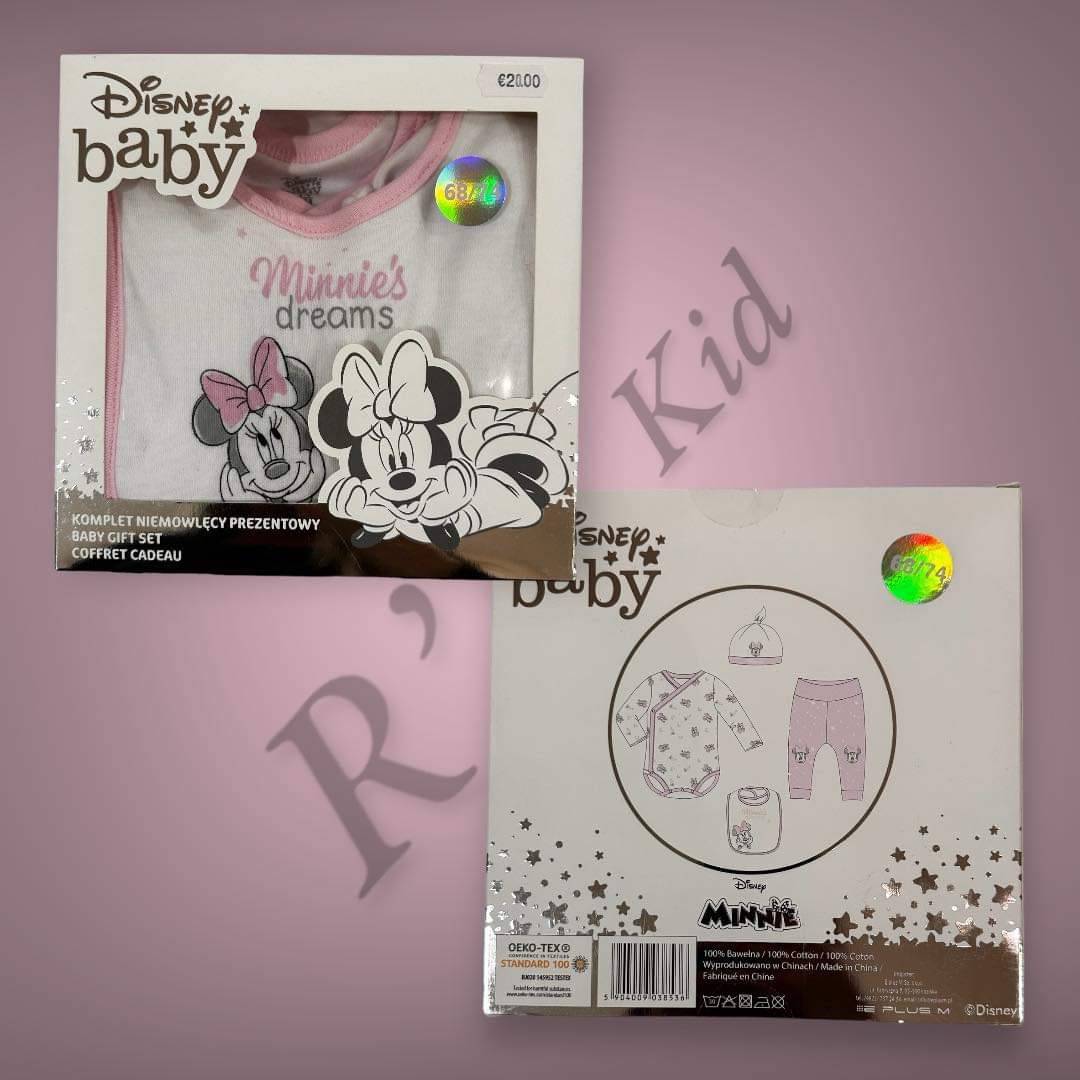 Coffret bébé Minnie/Mickey 