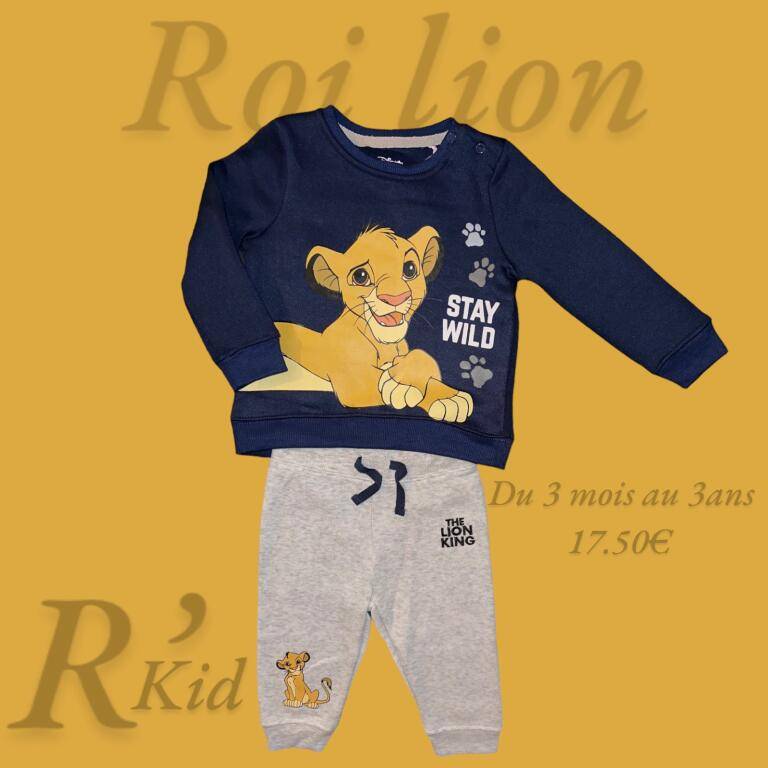 Ensemble bébé Simba