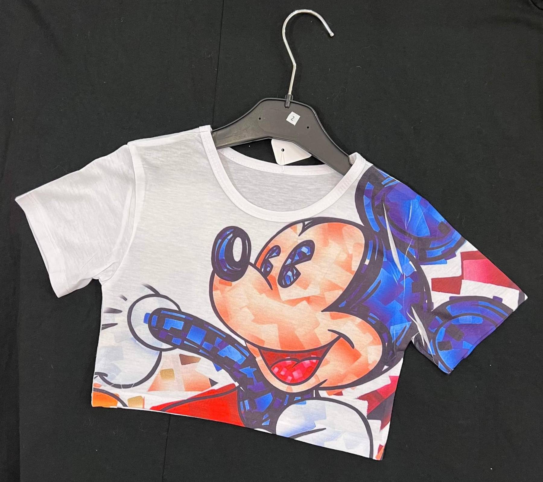 T shirt court Mickey/ Minnie 