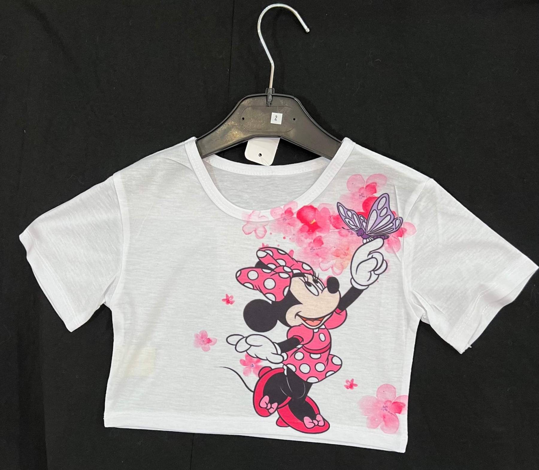 T shirt court Mickey/ Minnie 